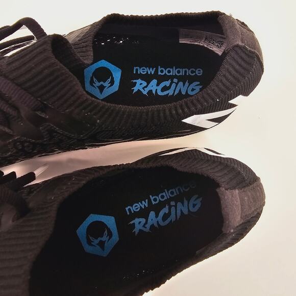 New Balance LD5000 Racing Shoes Womens 7.5B Black White WLD5KB8 Metal Spikes - Picture 8 of 10
